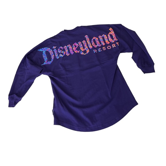 Disneyland Paris 30th Anniversary Sparkle Purple Spirit Jersey Sz XS New - Picture 3 of 7